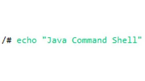Java Command Shell-image